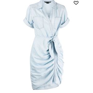 🚨 Veronica Beard -Hensley Tie Waist Shirtdress- size 8- NWT 🚨